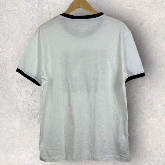 NEW Original Penguin Pride Rainbow Logo TShirt Bright White Tee Size Large‎ L - Picture 9 of 9